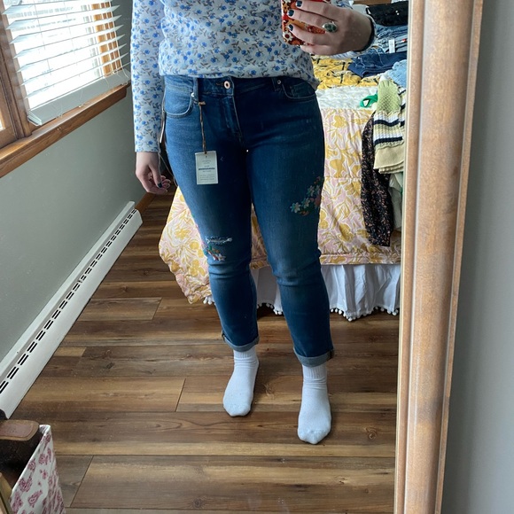 Anthropologie Pilcro & the Letterpress Embroidered Jeans - Picture 8 of 8